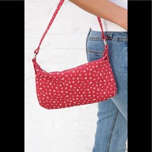 Brandy Melville red floral purse